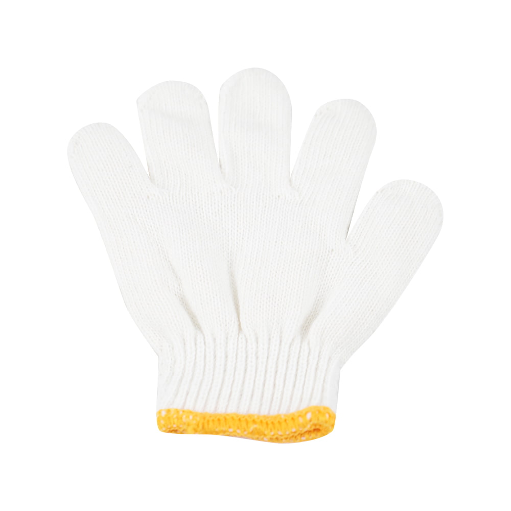 Gants de travail enfant coton polyester blanc