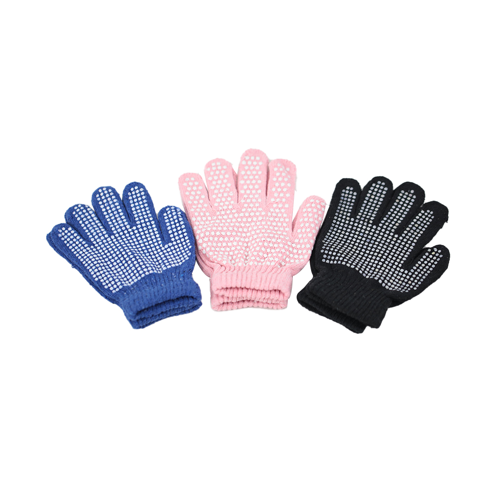 Gants adhérents tricotés pour enfants