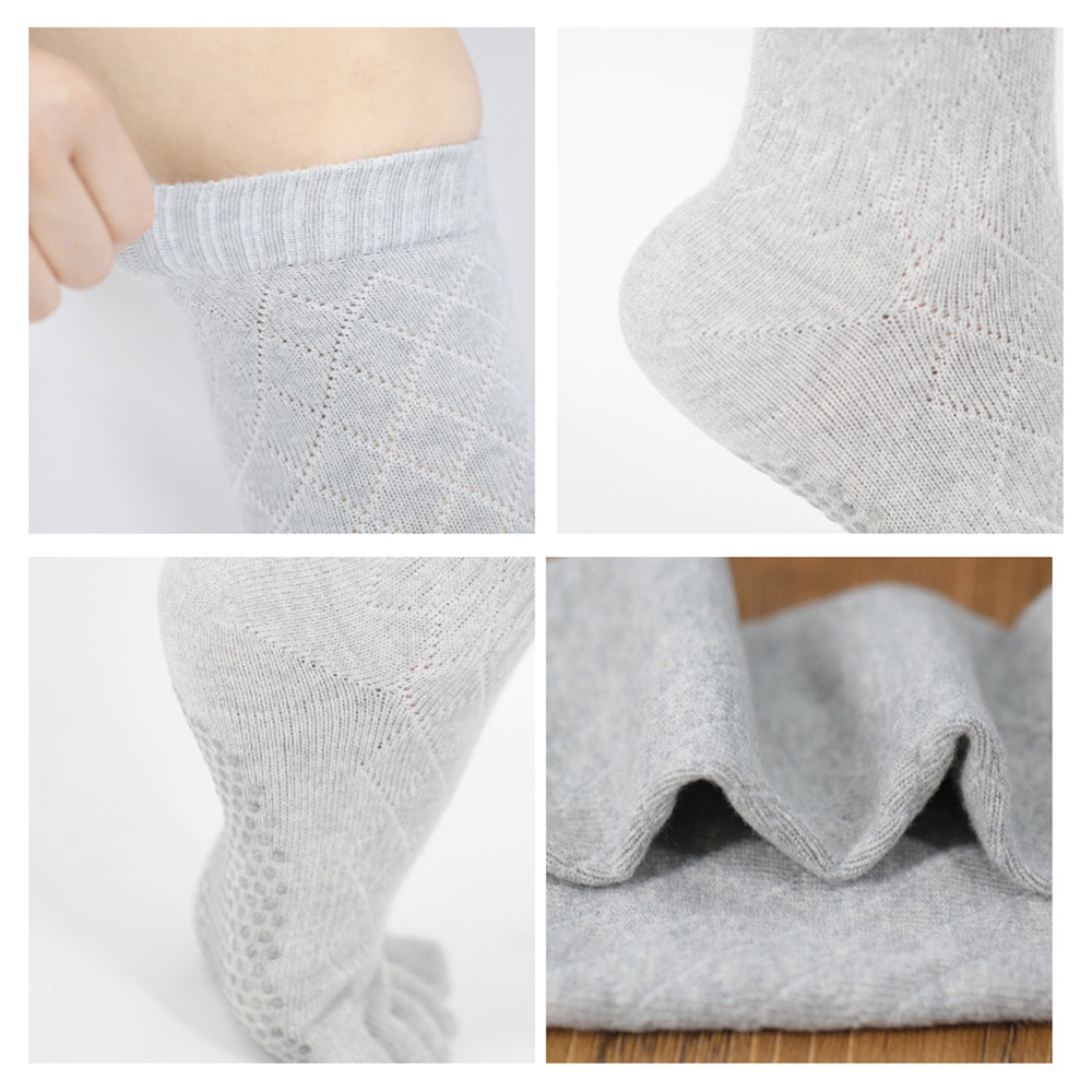 Chaussettes hautes de yoga aux genoux