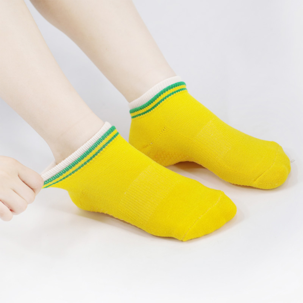 Chaussettes de yoga en molleton à bout rond