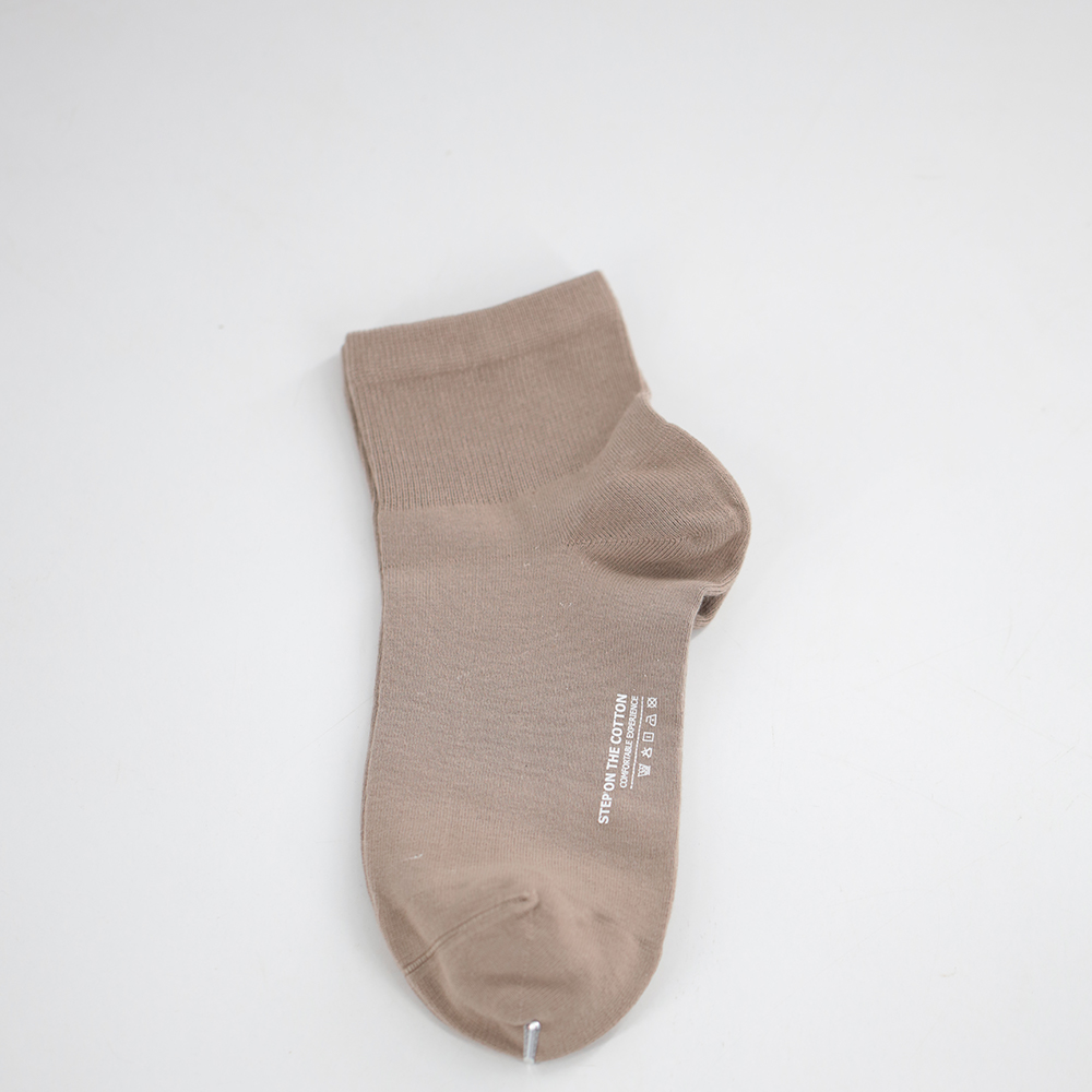 Chaussettes casual mi-tube pur coton homme