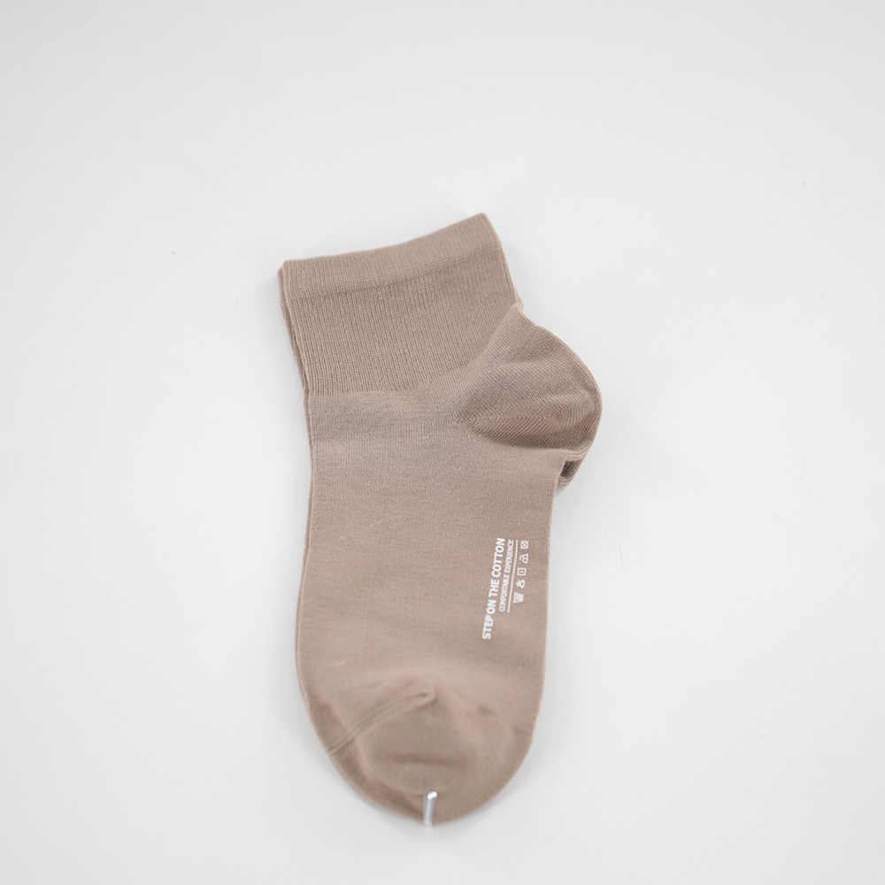 Chaussettes casual mi-tube pur coton homme