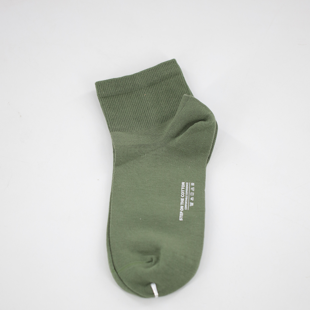 Chaussettes casual mi-tube pur coton homme