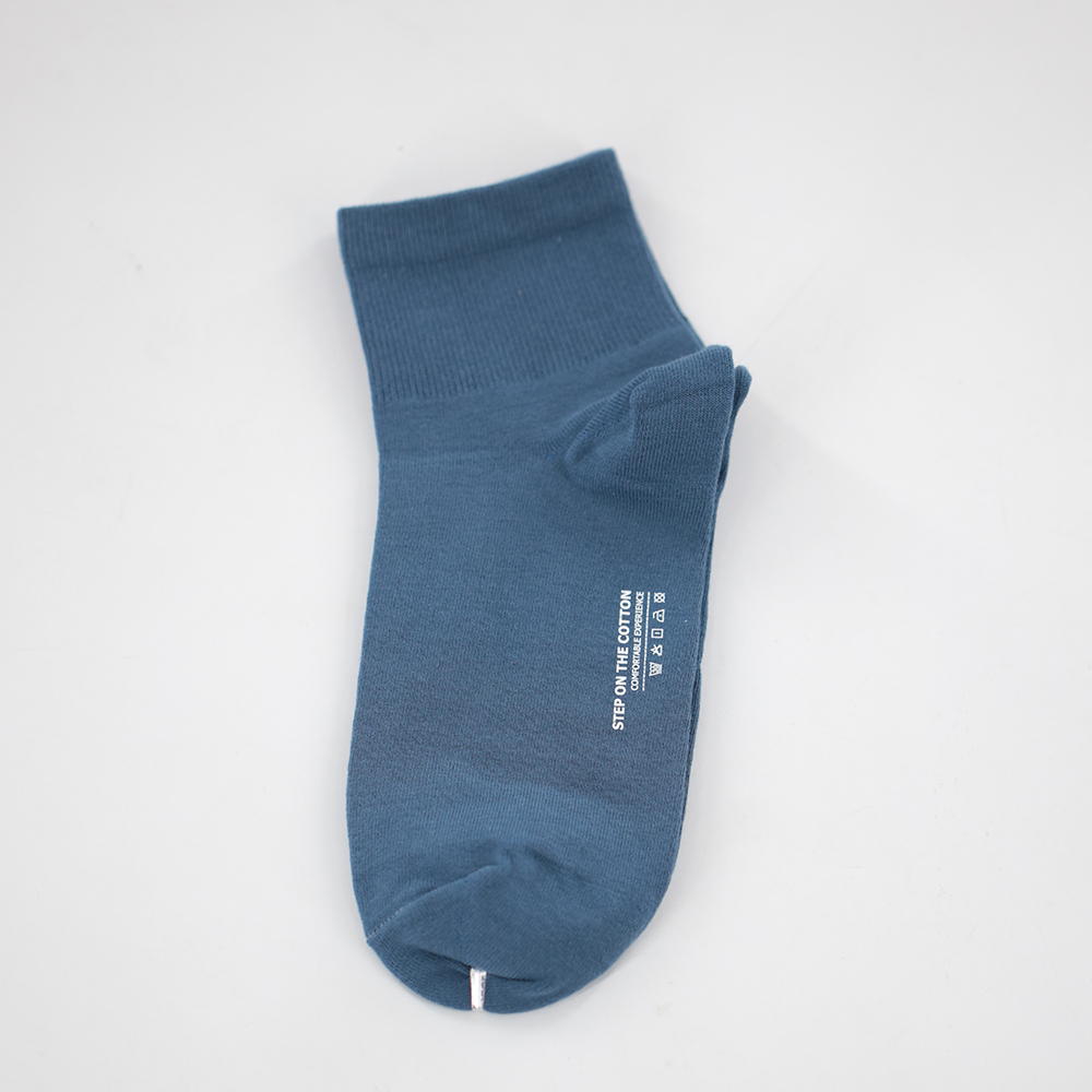 Chaussettes casual mi-tube pur coton homme