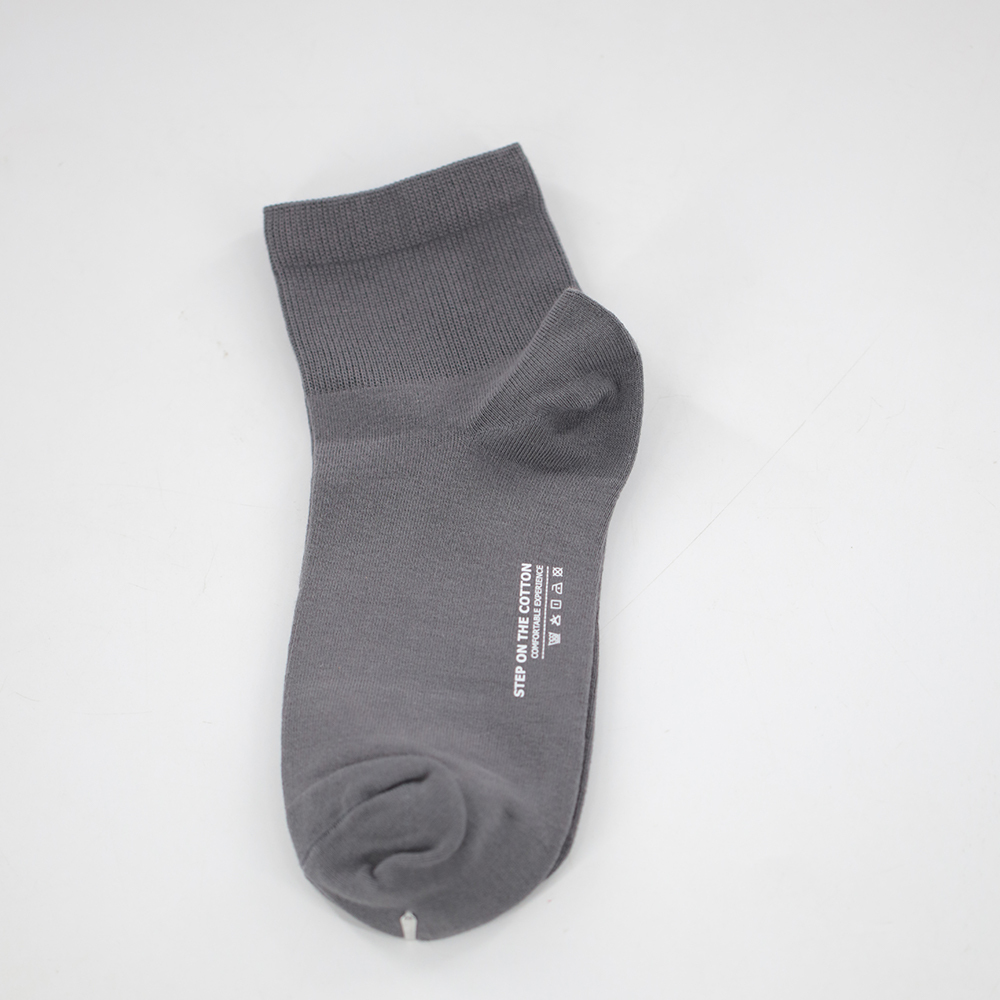 Chaussettes casual mi-tube pur coton homme