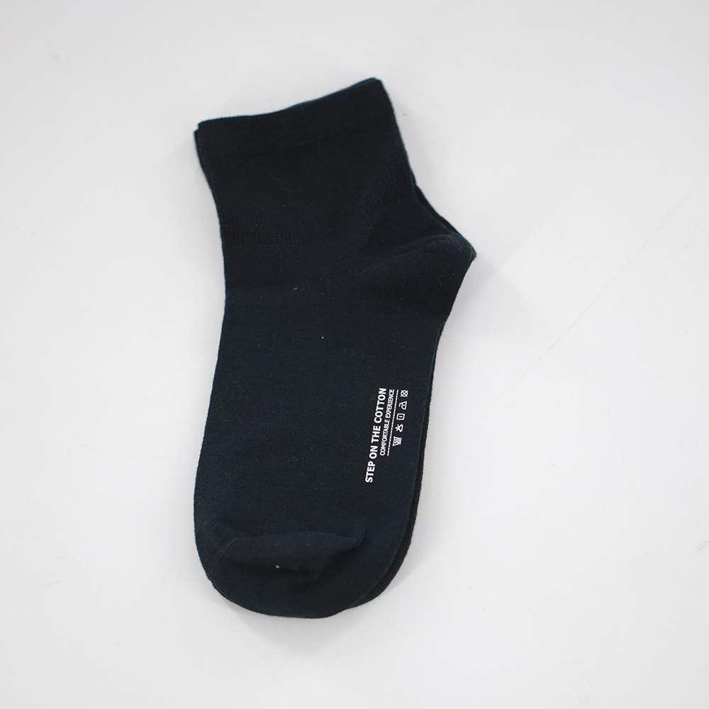 Chaussettes casual mi-tube pur coton homme