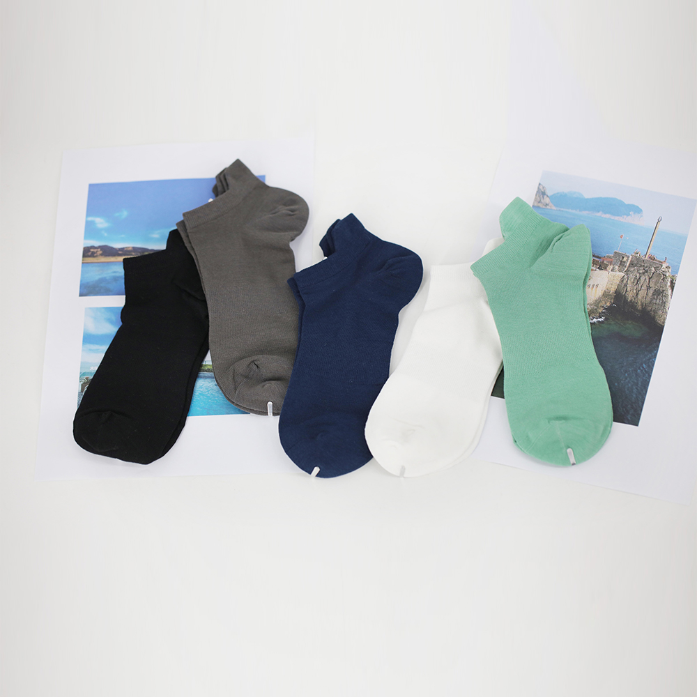 Chaussettes basses décontractées en coton pour hommes