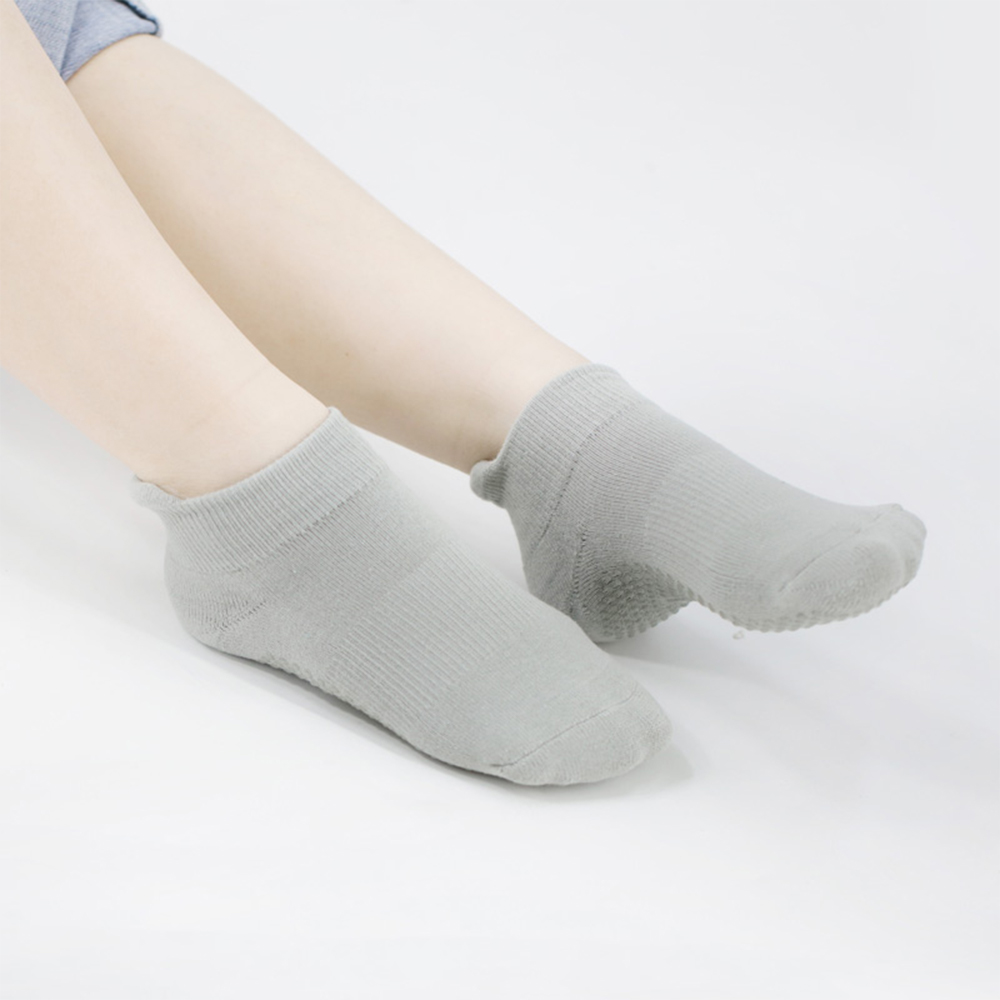 Chaussettes de yoga en molleton à bout rond