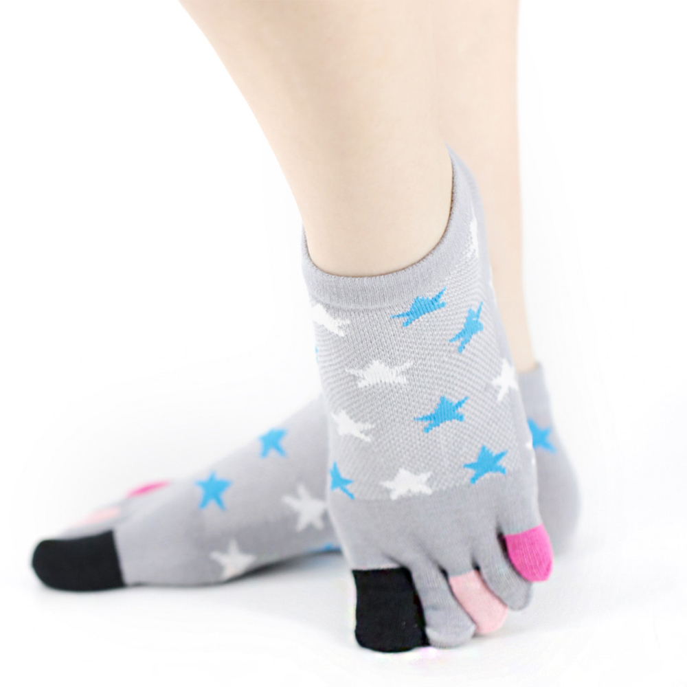 Chaussettes courtes à cinq doigts étoile à cinq branches